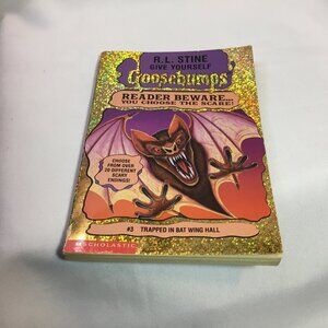 Give Yourself Goosebumps #3 Trapped In Bat Wing Hall Book R.L. Stine 1995